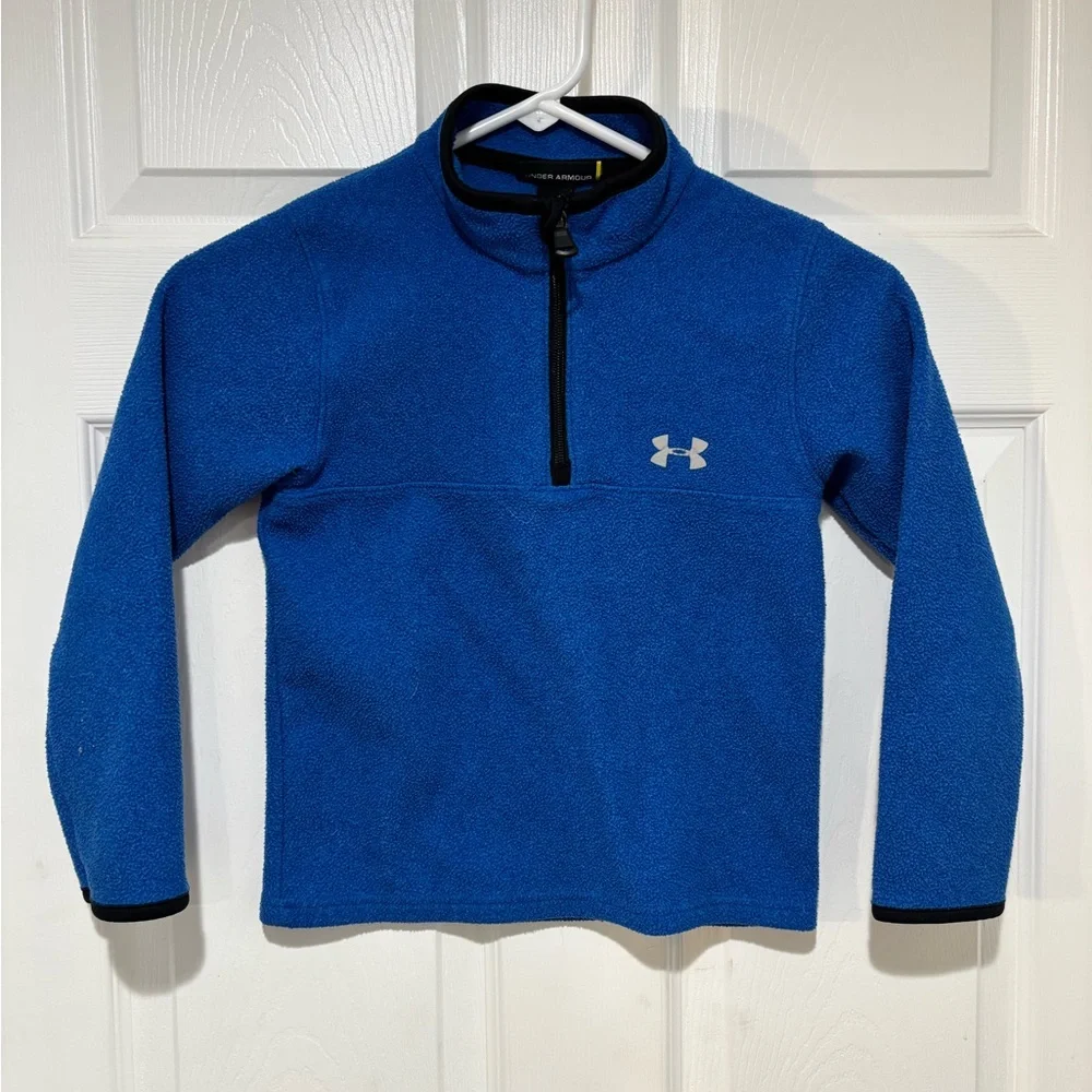 UNDER ARMOUR Royal Blue Half-Zip Fleece